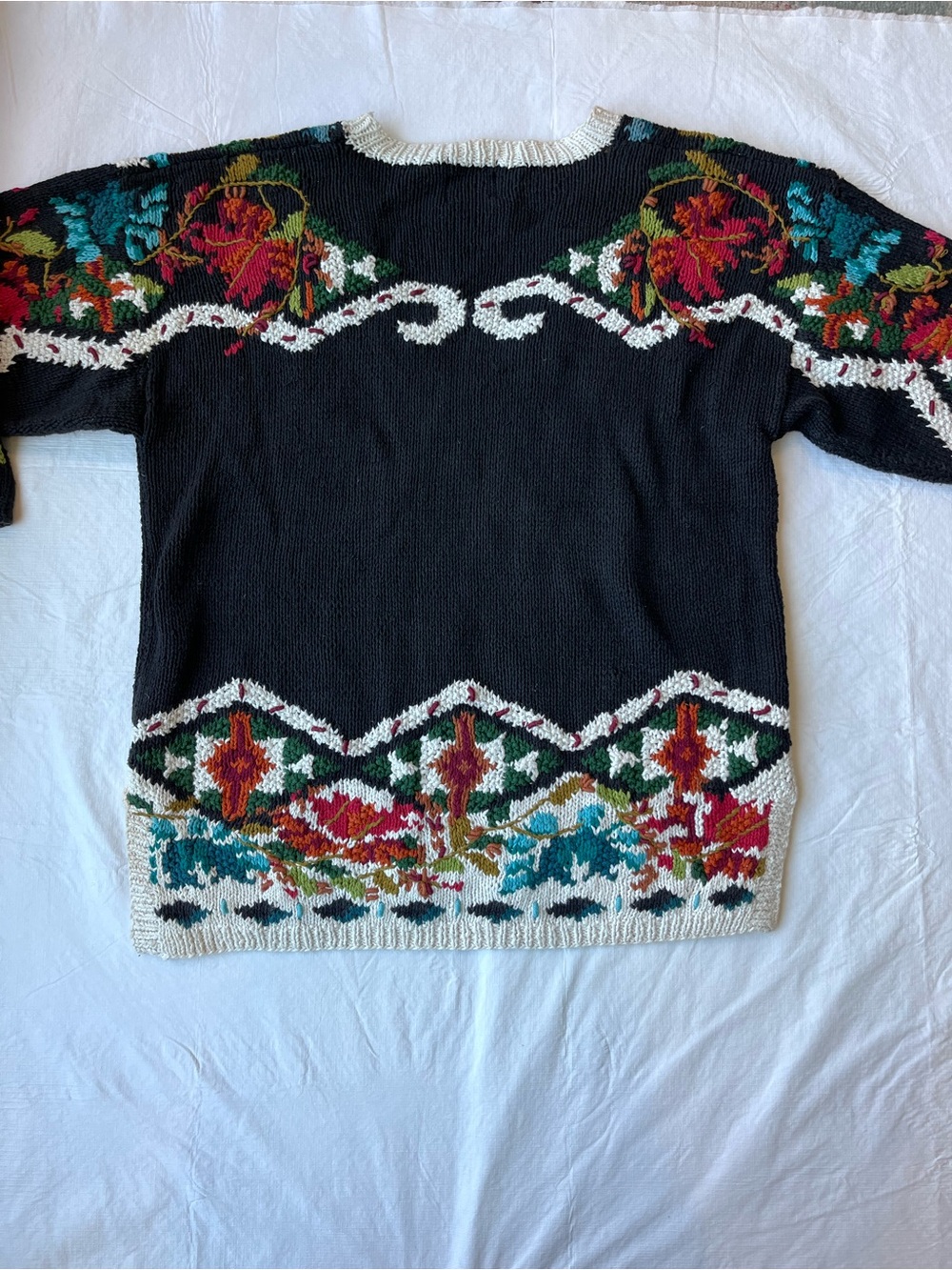 Vintage Best American Clothing Co. Hand Knit Sweater Fall - Picture 8 of 8